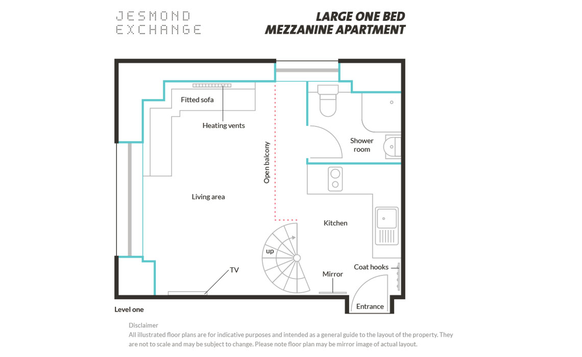 1 Bedroom Flat To Let in Jesmond